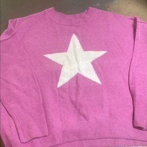 Pink Star Sweater
